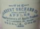 1896 The Lambert Orchard Co.  Apples Antique Stoneware Crock W/lid Sedalia,  Colo. Crocks photo 8