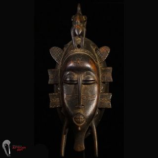 Discover African Art : Senufo Kpelie Mask From Ivory Coast / Mali photo