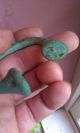 2 X Antique Bronze Slave Trade Manila ' S Recovered From A Ship Wreck Sunk In 1843 Other African Antiques photo 10