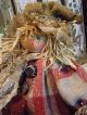 Primitive Scarecrow Doll,  Old Wool,  Old Photo,  Jeans,  Folk Art Scarecrow Doll Primitives photo 5