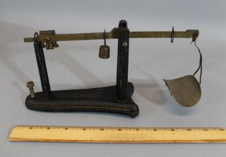 Small,  Rare Antique 19thc,  Fairbanks,  Balance Beam Iron Scale,  Nr photo
