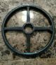 Vintage Large Cast Iron Industrial Valve Handle Wheel Gear Steampunk Art Other Mercantile Antiques photo 3