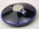 Antique Meiji Satsuma Button Detailed Flowers W/ Gold Accents & Cobalt Border Buttons photo 1