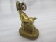 The Ancient Chinese Old Sculpture Copper Maxim Lucky Sheep Statue Sheep photo 5