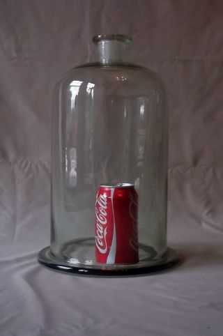 Bell Jar,  Display Dome,  Large,  Vintage - Chemistry,  Physics,  Biology - photo