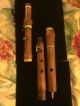 Antique Flute,  And Clarinet Boxwood,  Bone Rings,  G Astor London Wind photo 2
