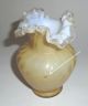 Antique Mother - Of - Pearl Satin Glass Vase Vases photo 2