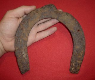 Viking Ancient Artifact - Iron Horseshoe Circa 700 - 800 Ad - 2976 - photo