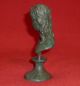 Roman Ancient Bronze Statue / Statuette Bust Of Goddess Diana Circa 200 - 400 Ad Roman photo 3