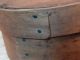 19th C.  England Small Round Banded Pantry Box 5 3/4 