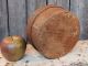 19th C.  England Small Round Banded Pantry Box 5 3/4 