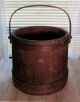 Antique Shaker Firkin Pail Or Bucket All Wood Hand Made Wonderful Patina Primitives photo 4