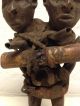 Congo: Tribal And Old African Twin Head Bakongo Nkisi Figure. Sculptures & Statues photo 1