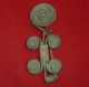 Large Celtic Ancient Artifact Twisted Fibula / Brooch Circa 200 - 100 Bc - 2999 British photo 2