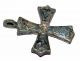 Stunning & Rare Viking Cross Pendant - Silver Inlay - Historical Gift - Op39 Roman photo 1