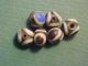 Six Rare Roman Glass Mosiac Beads 6/7 Mm Diam.  Circa 100 - 200 Ad. Roman photo 2