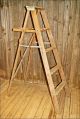 Vintage Wood Ladder 4 Step Store Display Shelf Primitive Chic Country Old Rustic Primitives photo 9