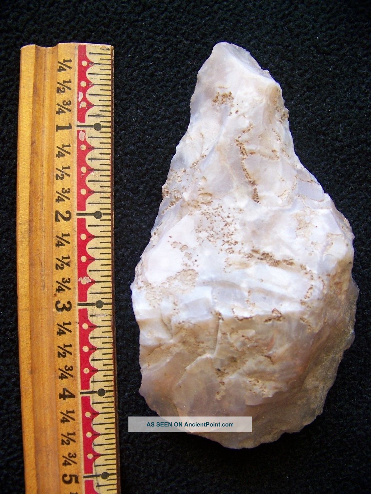 Scarce Mojave Desert Artifact Paleolithic Handaxe Chopper Stone Tool Neolithic & Paleolithic photo