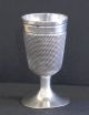 Antique Sterling Silver Thimble Cup And Thimble Jigger,  Hallmarked Thimbles photo 1