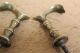 A Early 19th C American Brass Jamb Hooks Made For A Bedroom Fireplace Primitives photo 5