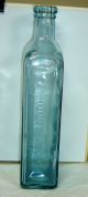 Vintage / Antique Hoods Sarsaparilla Bottle Aqua Glass Other Antique Home & Hearth photo 2