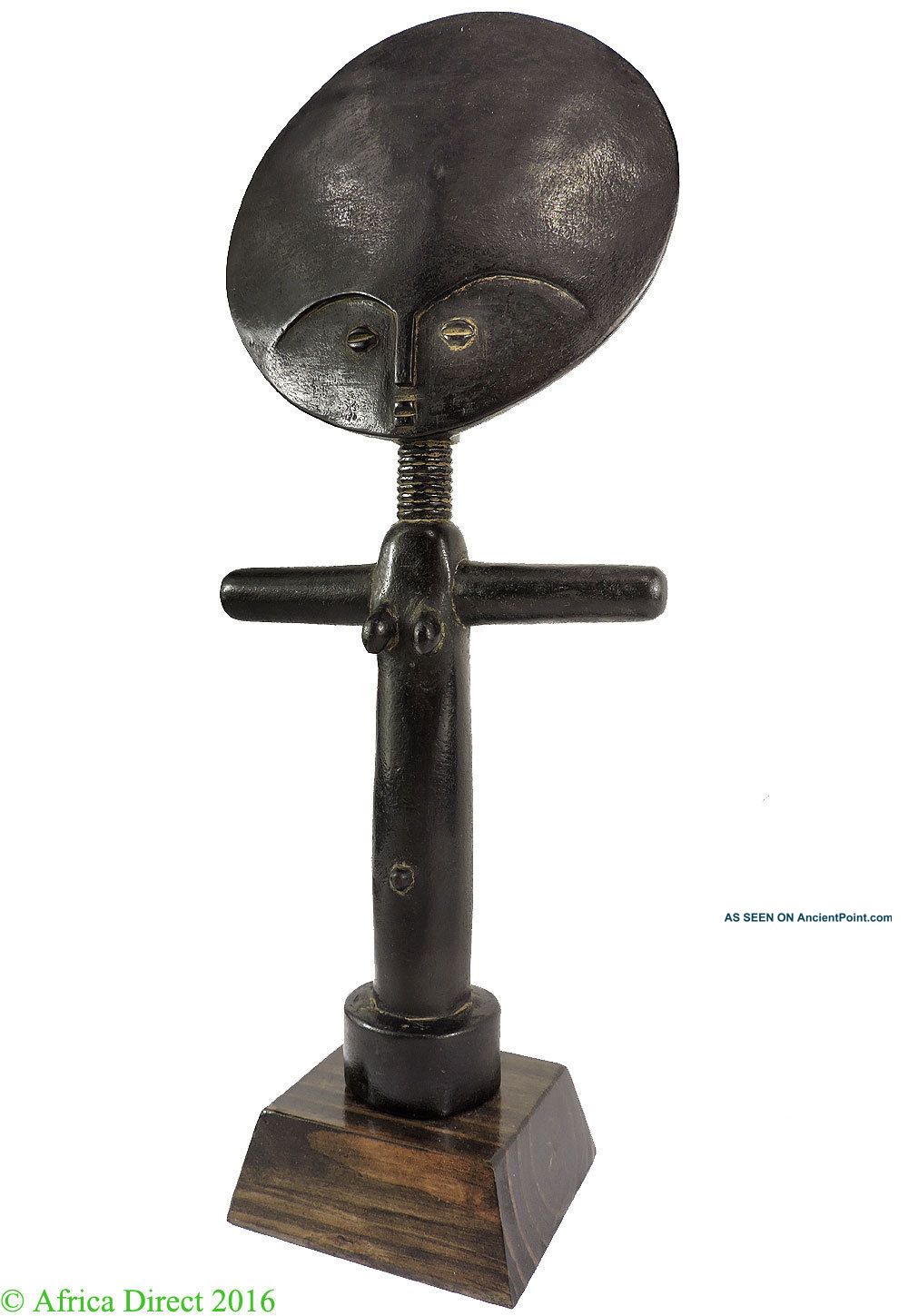Akua ' Ba Fertility Doll Asante Stand Ghana African Other African Antiques photo