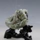 Chinese Natural Dushan Jade Hand - Carved Cabbage Statue Other Antique Chinese Statues photo 3