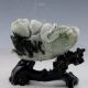 Chinese Natural Dushan Jade Hand - Carved Cabbage Statue Other Antique Chinese Statues photo 4