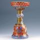 Oriental Vintage Colorful Porcelain Flower & Bird Motif Vase W Yongzheng Mark Vases photo 5
