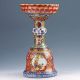Oriental Vintage Colorful Porcelain Flower & Bird Motif Vase W Yongzheng Mark Vases photo 6