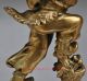 Chinese Myth Brass Monkey King Sun Wukong Buddha Stand Dragon Turtle Statue Other Antique Chinese Statues photo 1