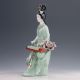Chinese Famille Rose Porcelain Hand Painted Gril Statue D819 Men, Women & Children photo 3