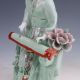 Chinese Famille Rose Porcelain Hand Painted Gril Statue D819 Men, Women & Children photo 4