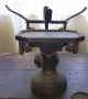 Antique Balance Scale J & J Siddens England Copper Basket 8 Oz 1 & 2 Weights Scales photo 6