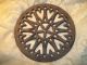 Large Antique Trivet Early Flat (without Legs) 7 1/4 