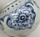 H904: Chinese Small Vase Of Blue - And - White Porcelain With Appropriate Tone Vases photo 4