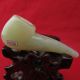 Jade Pipe Smoke Chinese Natural Jade Carving Jade Pipe B250 Other Chinese Antiques photo 2