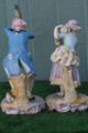 Pair: Mid 19thc Male & Female Figures With Animals Of Fine Detail C1840s Figurines photo 7