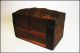 Vintage Camelback Trunk Storage Chest Steamer Loft Luggage Antique Box Wooden F 1900-1950 photo 9