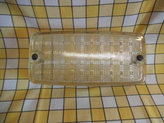 Vintage Industrial Bulkhead Light - Made By Appleby - Glass Shade Metal Back Box photo