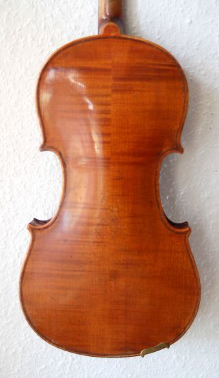 Fine Antique Handmade German 4/4 Fullsize Violin - About 90 Years Old photo