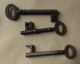 Vintage 11 Cast Iron Keys Doors Cupboards Boxes Leith Edinburgh Locks & Keys photo 2