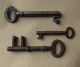 Vintage 11 Cast Iron Keys Doors Cupboards Boxes Leith Edinburgh Locks & Keys photo 3