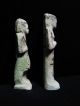 Zurqieh - Two Ancient Egyptian Faience Overseer 
