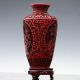 Oriental Vintage Delicate Lacquer Hand - Carved Flower Vase Csyb165 Vases photo 2