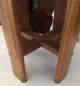 Antique Arts Crafts Mission Oak Plant Fern Stand Lamp Side Accent Table Hexagon 1900-1950 photo 5