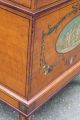 Classic Sheraton,  Hand Painted Satinwood Veneer,  Mahogany Sugar Chest,  Nr 1800-1899 photo 10
