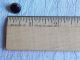 Antique 1800 ' S Button Jeweled & Brass Blue Glass 539a Buttons photo 3