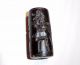 Near Eastern Ancient Mesopotamian Period Cylinder Seal Black Serpentine 34mm Near Eastern photo 4