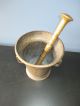 Antique Large Bronze 18th Century South European Apothecary Pestle And Mortar Primitives photo 9